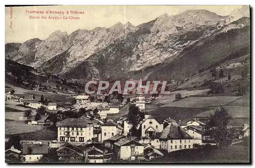 Cartes postales Tramway d Annecy a Thones Route des Aravis La Clusaz