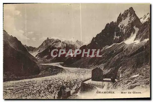 Cartes postales Chamonix Mer de Glace