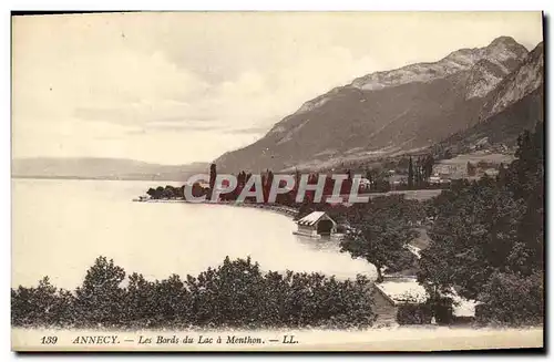 Cartes postales Annecy Les Bords du Lac a Menthon