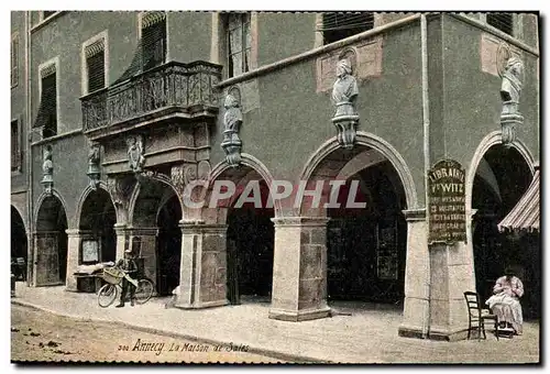 Cartes postales Annecy La Maison de Sales Velo