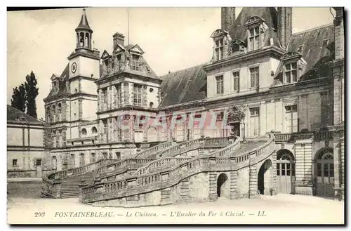 Cartes postales Fontainebleau Le Chateau L Escalier du Fer a Cheval