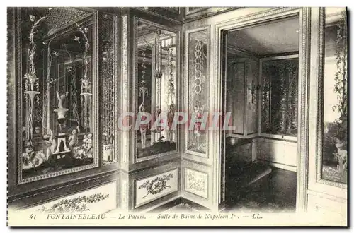 Cartes postales Fontainebleau Le Palais Salle de Bains de Napoleon 1er