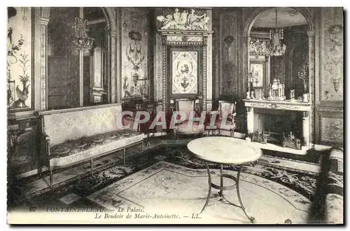 Cartes postales Fontainebleau Le palais Le Boudoir de Marie Antoinette