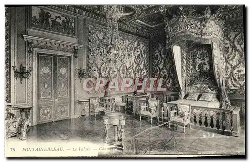 Cartes postales Fontainebleau Le Palais Chambre de Marie Antoinette