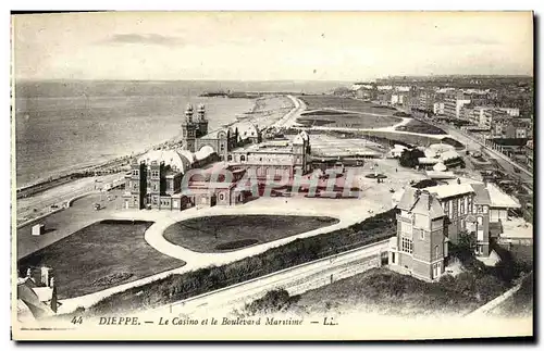 Ansichtskarte AK Dieppe Le Casino et le Boulevard Maritime