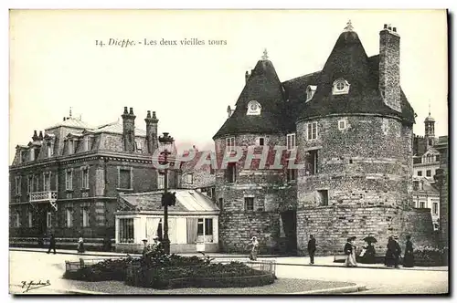 Cartes postales Dieppe Les deux vieilles tours