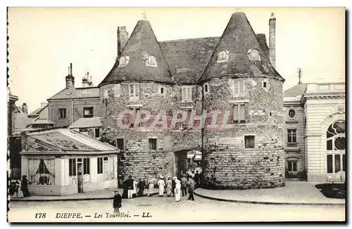 Cartes postales Dieppe Les Tourelles