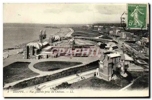 Ansichtskarte AK Dieppe Vue Generale prise du Chateau