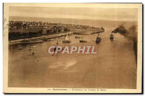 Cartes postales Ouistreham Croisement des Bateaux du Havre