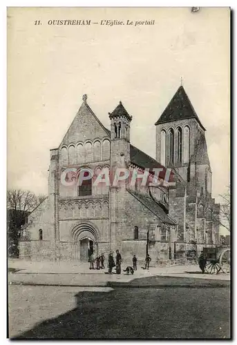 Cartes postales Ouistreham L Eglise Le portail