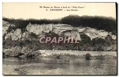 Ansichtskarte AK De Rouen Au Havre A Bord Dui Felix Faure Caumont Les Grottes