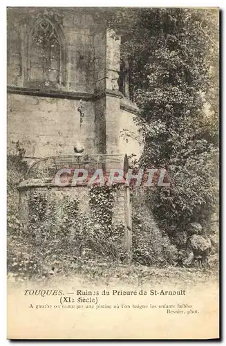 Cartes postales Touques Ruines du prieure de St Arnoult