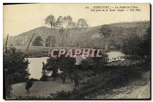 Ansichtskarte AK Harcourt La Vallee de l Orne Vue Prise de la Roche Bunel