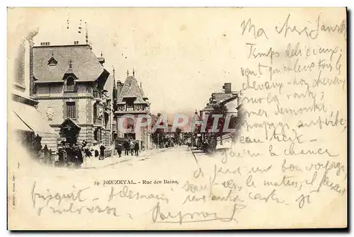 Cartes postales Beuzeval Rue des Bains