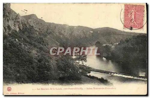 Ansichtskarte AK Les Rochers de La Landes Pres Pont D Ouilly Suisse normande