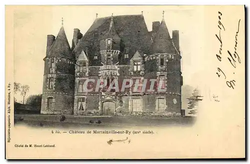 Cartes postales Chateau de Martainville Sur Ry