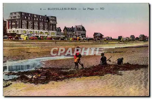 Cartes postales Blonville Sur Mer La Plage Enfants