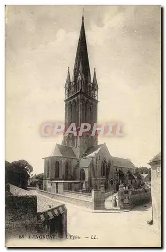 Cartes postales Langrune L Eglise