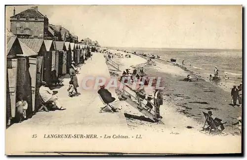 Cartes postales Langrune Sur Mer Les Cabines