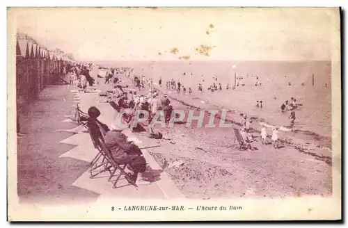 Cartes postales Langrune Sur Mer L Heure du Bain