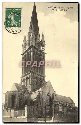 Cartes postales Langrune L Eglise