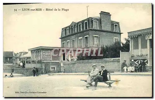 Cartes postales Lion Sur Mer Hotel de la Plage