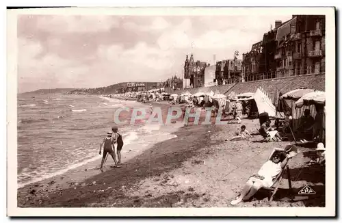 Ansichtskarte AK Villers Sur Mer La Plage et Les Villas Vue Vers Deauville Cachet Daguin