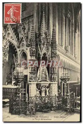 Cartes postales Notre Dame La Delivrande La Vierge miraculeuse