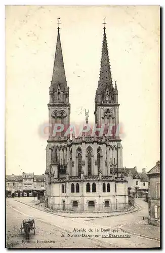 Cartes postales La Delivrande Abside de la basilique