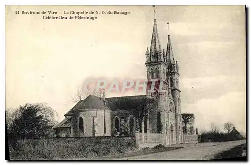 Cartes postales Environs de Vire La Chapelle De N D Bocage