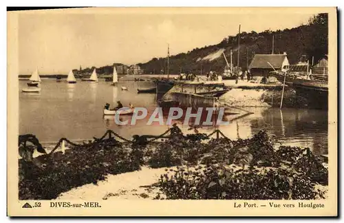 Cartes postales Dives Sur Mer Le Port Vue Vers Houlgate