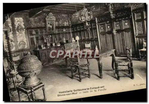 Cartes postales Dives L Hostellerie Guillaume Le Conquerant Salle de pucelle