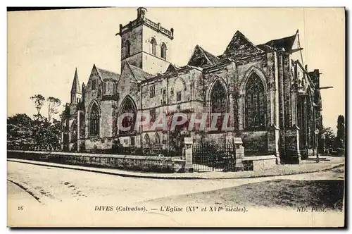 Cartes postales Dives L eglise