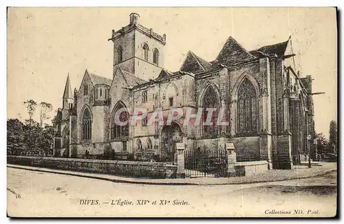 Cartes postales Dives L Eglise