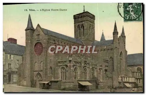 Cartes postales Vire L Eglise Notre Dame