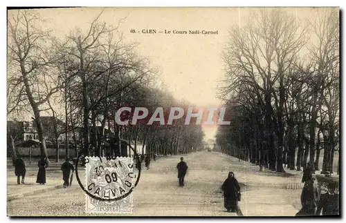 Cartes postales Caen Le Cours Sadi Carnot