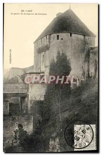 Cartes postales Caen La Porte de La Caserne du Chateau