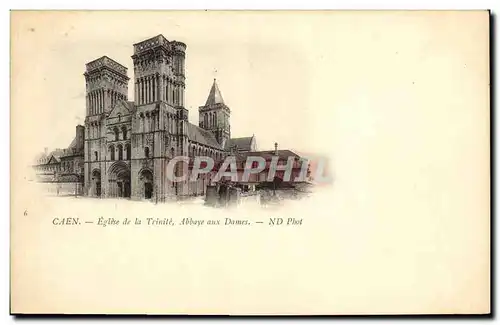 Cartes postales Caen Eglise de la Trinite Abbaye aux Dames