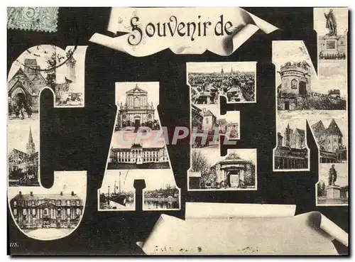 Cartes postales Souvenir de Caen