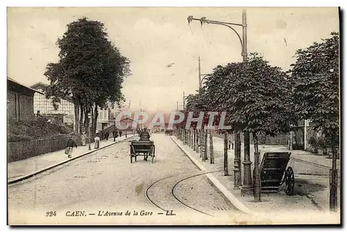 Cartes postales Caen L Avenue de La Gare