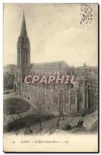 Cartes postales Caen L Eglise Saint Pierre