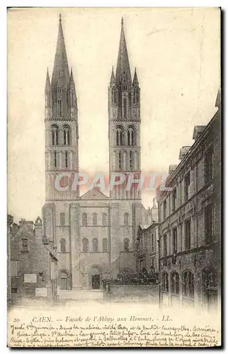 Cartes postales Caen Facade De L Abbaye aux Hommes