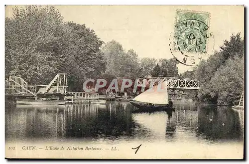 Cartes postales Caen L Ecole de Natation Berteaux