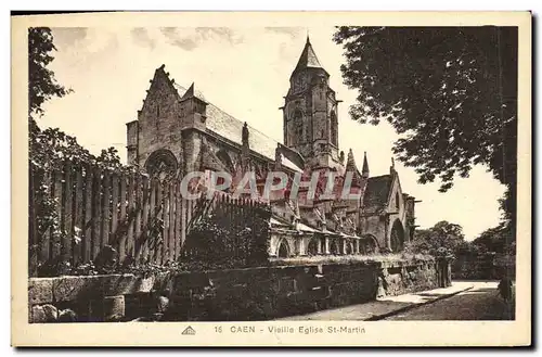 Ansichtskarte AK Caen Vieille Eglise St Martin