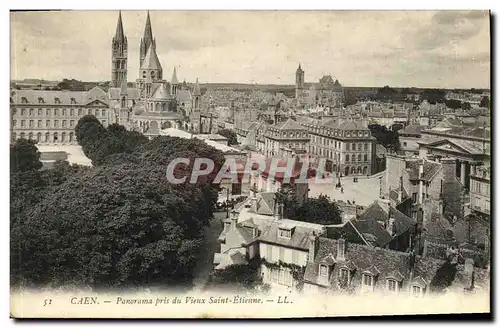 Ansichtskarte AK Caen Panorama Pris du Vieux Saint Etienne