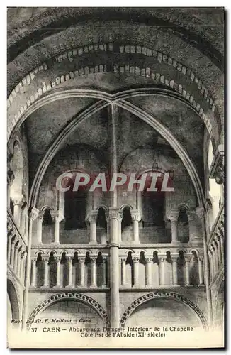 Cartes postales Caen Abbaye aux Dames Interieur de la Chapelle