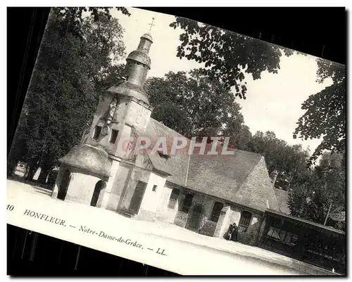 Ansichtskarte AK Honfleur Notre Dame de Grace