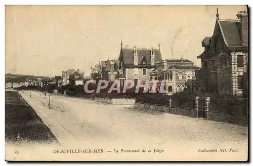 Cartes postales Deauville Sur Mer La Promenade de la Plage