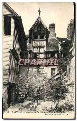 Cartes postales Lisieux Manoir de la Salamandre Vue Ders La Cour