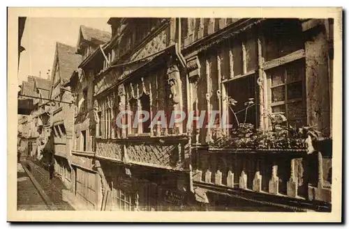 Cartes postales Lisieux Vieux Manoir Rue aux fevres